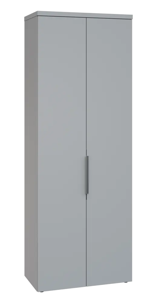 SIN 6 - 8D kancelářská skříň, 2-dveřová, 2170x800x400, šedá